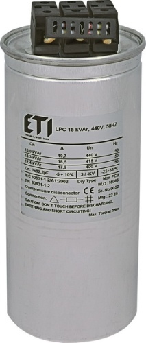 Конденсаторная батарея LPC 15kVAr (440V) | код 004656762 | ETI