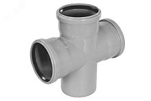 Крестовина одноплоскостная ПП внутренняя канализация 110x110x110x87 | код 2381042 | Хемкор