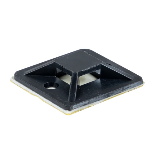 Площадка самоклеящаяся (30х30мм,) черная (100шт,) | код plc-30x30-b | EKF