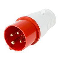 Вилка 014 переносная 3Р+РЕ 16А 380В IP44 REXANT | код 11-8901 | REXANT