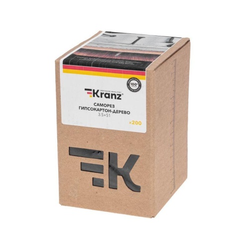 Саморез гипсокартон-дерево 3,5х51, короб (200 шт/уп) | код KR-01-3331-008 | REXANT фото 6