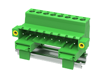 MC-PB5.08H03C-S Разъём штекерный MC, шаг 5.08мм,3 конт. с винт.,зел., шт | код MC-PB5.08H03C-S | SUPU
