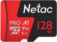 Флеш карта microSDXC 128GB Netac NT02P500PRO-128G-R P500 Extreme Pro + adapter | код 1809904 | NETAC
