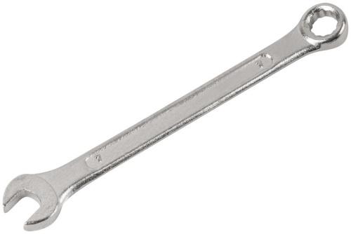 Ключ комбинированный ''Хард'', хромированное покрытие 7 мм | код 63137 | FIT фото 2