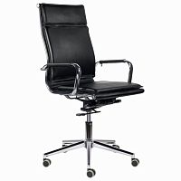 Кресло офисное BRABIX PREMIUM Kayman EX-532, экокожа, хром, черное | код 532543 | BRABIX