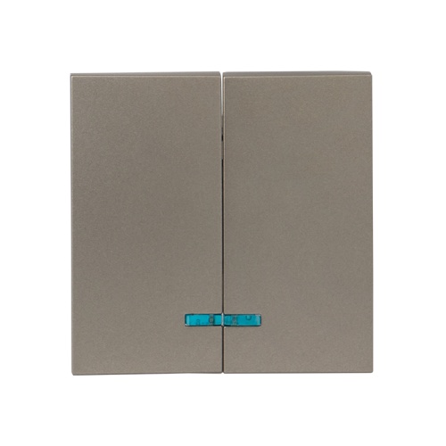 Валенсия лицевая панель выключателя 2-кл, с индикатором 10А кашемир PROxima | код ESV10-L-123-40 | EKF Валенсия лицевая панель выключателя 2-кл, с индикатором 10А кашемир PROxima | код ESV10-L-123-40 | EKF