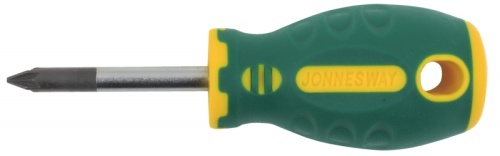 D71Z138 Отвертка стержневая POZIDRIV® ANTI-SLIP GRIP, PZ1x38 | код D71Z138 | JONNESWAY