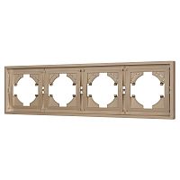 Рамка пластиковая FRM-TENDO-PL-4-GD Arlight 053850