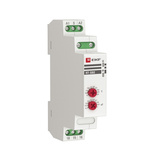 Реле времени (задержка выключ, после пропад, сигн,) RT-SBE12-240В PROxima | код rt-sbe-12-240 | EKF