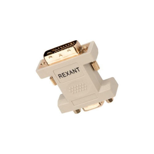 Переходник штекер DVI-I - гнездо VGA | код 17-6821 | Rexant