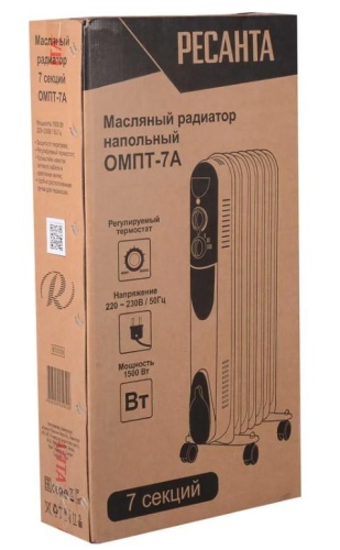 Радиатор масляный ОМПТ-7А Ресанта 67/3/28 фото 5