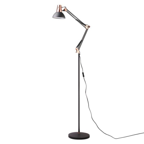 Светильник KD-431F С62 напол. Berlin 1хE27 40Вт 230В черн.+медь Camelion 13089 фото 6