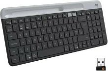 Клавиатура Logitech K580 черный/серебристый USB беспроводная BT/Radio slim Multimedia (920-010622) | код 1968792 | Logitech