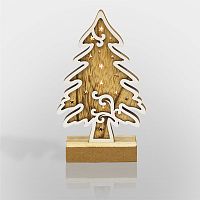 Деревянная фигурка с подсветкой Елочка 11,5*5*19 см | код 504-012 | NEON-NIGHT