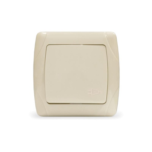 Маргарита розетка одноместная с крышкой с/з, с/у, 16А, 220В, сл.кость (ivory) (еврослот) | код М0029-I | Universal Маргарита розетка одноместная с крышкой с/з, с/у, 16А, 220В, сл.кость (ivory) (еврослот) | код М0029-I | Universal