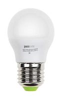 Лампа светодиодная PLED-ECO-G45 5Вт шар 3000К тепл. бел. E27 400лм 220-240В | Код. 1036957A | JazzWay
