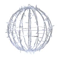 Шар светодиодный 230V, диаметр 50 см, 200 светодиодов, эффект мерцания, цвет белый NEON-NIGHT | код 501-613 | NEON-NIGHT