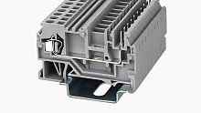 WS2.5P-01P-11-00Z(H), Клемма пружинная WS, 2.5P мм.кв., под разъем, серый, шт | код 11030000167 | DEGSON