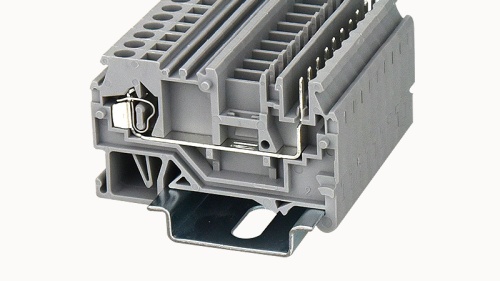 WS2.5P-01P-11-00Z(H), Клемма пружинная WS, 2.5P мм.кв., под разъем, серый, шт | код 11030000167 | DEGSON