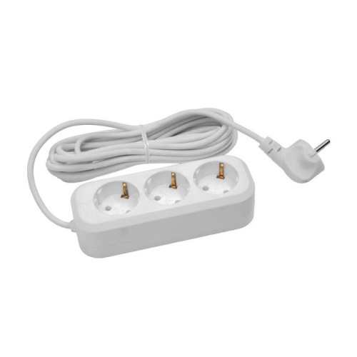 Удлинитель 3х5м с заземл. 10А IP20 SR 3х5-Z УХз10-103 2.2кВт ШВВП Volsten 12425 фото 2