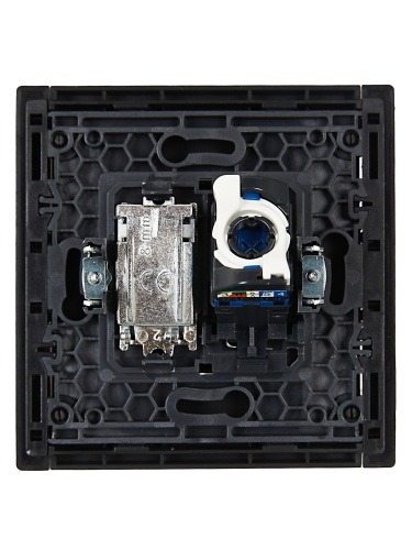 FORTE&PIANO Роз. двойная TV+RJ45 кат.6 FP137 чер. IEK | код FP-AK20-2-K02 | IEK фото 4