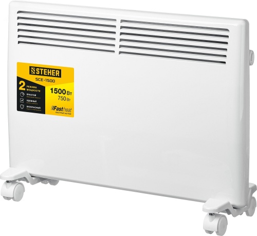 Электрический конвектор STEHER, Е серия, 1.5 кВт, (SCE-1500) | код SCE-1500 | Steher