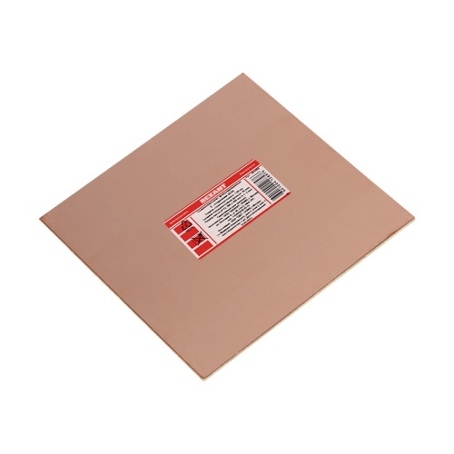 Стеклотекстолит 2-сторонний 200x200x1.5 мм 35/35 (35 мкм) REXANT | код 09-4058 | REXANT