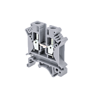 Клемма винтовая проходная, 6 мм2, серая MTU-6 | код 54689 | MEYERTEC