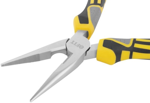 Тонконосы "Смарт" трехцветные прорезиненные ручки никелевое покрытие 160мм FIT 50667 фото 7