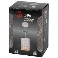Светильник подвесной потолочный PL30 WH цоколь GX53 цилиндр белый | код Б0061409 | ЭРА