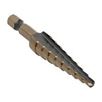 Ступенчатое сверло ST-4-12/1 HSS (9 ступ,) | код ST-4-12/1 | EKF