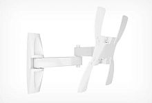 Кронштейн для телевизора Holder LCDS-5046 белый 22-42 макс.30кг настенный поворот и наклон | код 266429 | HOLDER