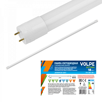 LED-T8-24W/DW/G13/FR/FIX/O Лампа светодиодная с матовым рассеивателем. Цоколь G13 неповоротный. Серия Optima. Дневной свет (6500К). Рукав. ТМ Volpe. | код UL-00003087 | Uniel