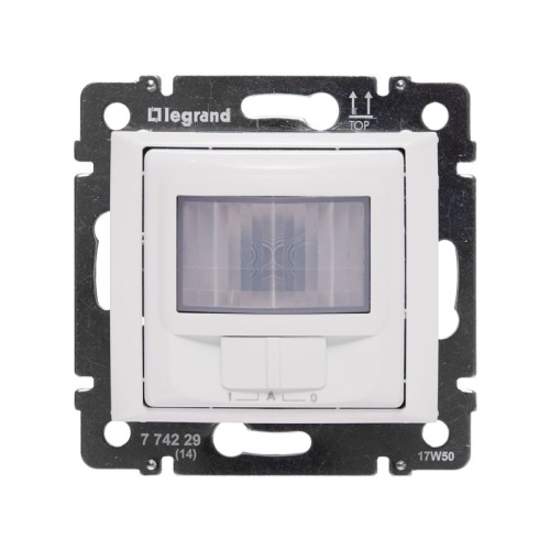 ValenaClassic. Датчик движения ИК двухпроводный без N, 240Вт, с возможностью ручного управления. Белый | код 774229 | Legrand фото 2