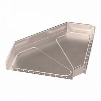 Угол горизонтальный 90 градусов Стандарт INOX (AISI 409) 600х100 Промрукав | код PR16.3574 | ПРОМРУКАВ