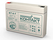 Аккумулятор 6В 7Ач | код КТ 6-7 | Контакт АКБ