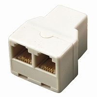 Rexant Телефонный двойник RJ-14(6P4C) (гнездо - 2 гнезда) | код 03-0032 | REXANT