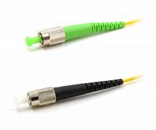 Патч-корд оптический TWT, PVC, симплексный, FC/APC-FC/UPC, SM OS2, 1.5 м | код TWT-FC-FC/SAU-1.5 | TWT