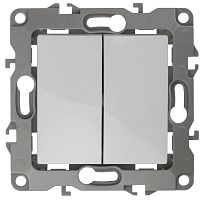 Механизм выключателя 2-кл. СП 12 10А IP20 12-1104-01 250В 10AX бел. | код Б0014645 | Эра