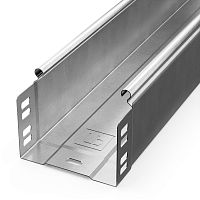 Лоток неперфорированный Стандарт INOX (AISI 304) 100х80х3000 (0,8 мм) (3 м/уп) Промрукав | код PR16.2309 | ПРОМРУКАВ