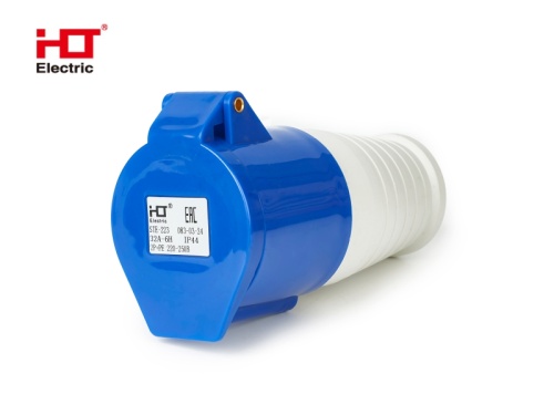 Розетка 223 переносная 2Р+РЕ 32А 230В IP44 HLT | код 083-03-24 | HLT