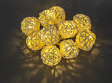 Гирлянда новогодняя светодиодная NGF-D012-10WW-2AA | код 80717 | Navigator Group