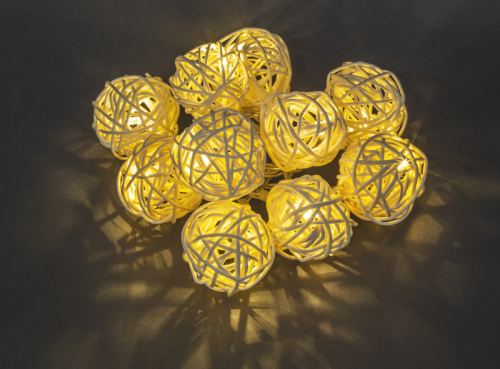 Гирлянда новогодняя светодиодная NGF-D012-10WW-2AA | код 80717 | Navigator Group