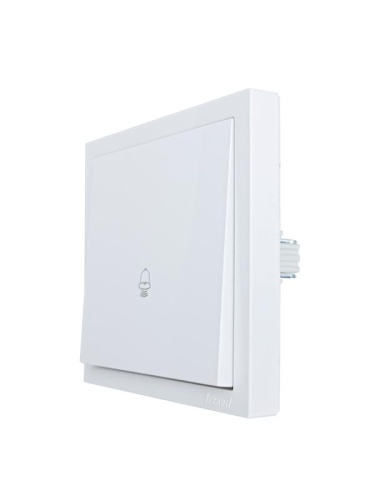 ZIMA Кнопка звонка белый безвинтовой зажим/клемма LEZARD | код 704-0288-103QC | LEZARD ZIMA Кнопка звонка белый безвинтовой зажим/клемма LEZARD | код 704-0288-103QC | LEZARD