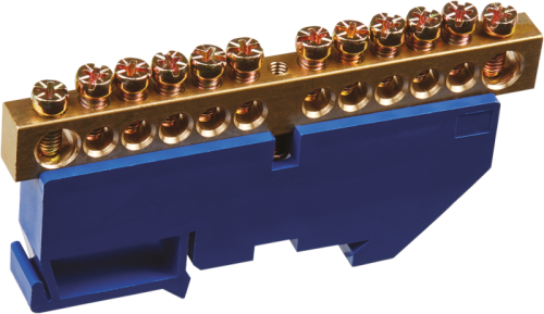 Шина нулевая на DIN-изол NBB-M812-12D/B | код 71161 | Navigator Group