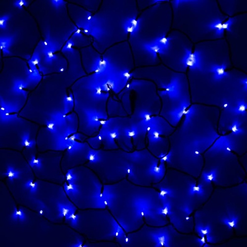 Гирлянда "Нить" 120 LED уличная 12м соед. до 10шт син. SHLights 4690601041968 фото 9