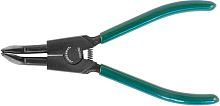 P9508D Щипцы загнутые 90° для стопорных колец удлиненные с ПВХ рукоятками, разжим, 215 мм, 10-32 мм | код P9508D | JONNESWAY