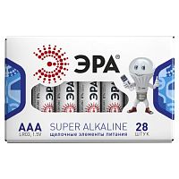Батарейка LR03-28 box SUPER Alkaline (28/1120/44800) | код Б0002909 | ЭРА