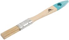 Кисть флейцевая, натур. cветлая щетина, деревянная ручка 1/2'' (13 мм) | код 00701М | FIT