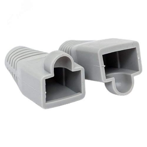 Колпачок изолирующий TERACOM для коннекторов RJ-45 PVC серый (уп.10шт) | код TRC-BT-RJ45-PVC-10 | EKF